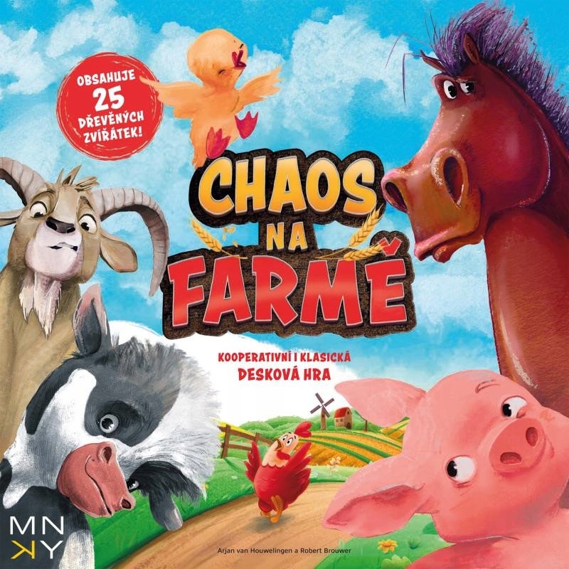 Chaos na farmě desková hra neuveden