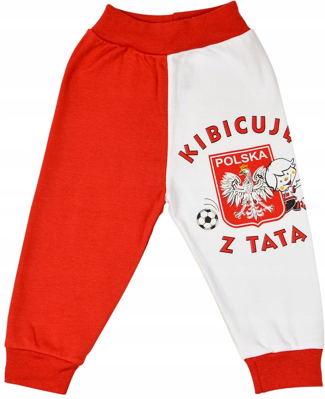 

Spodnie Bawełniane Kibic Polska Spodenki Kibica 80