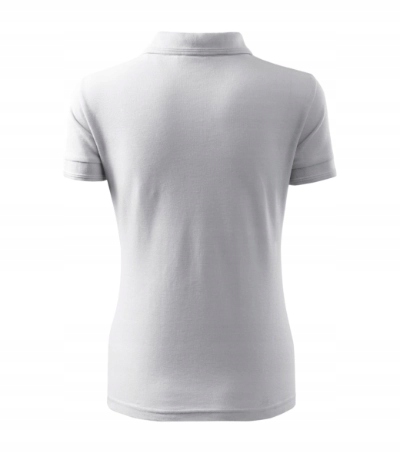 KOSZULKA PIQUE POLO DAMSKA MALFINI 210 BAWEŁNIANA T-SHIRT biała XS Rozmiar XS (34)