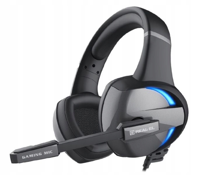 

Gemingowe Słuchawki z Mikrofonem Real-el GDX-7620