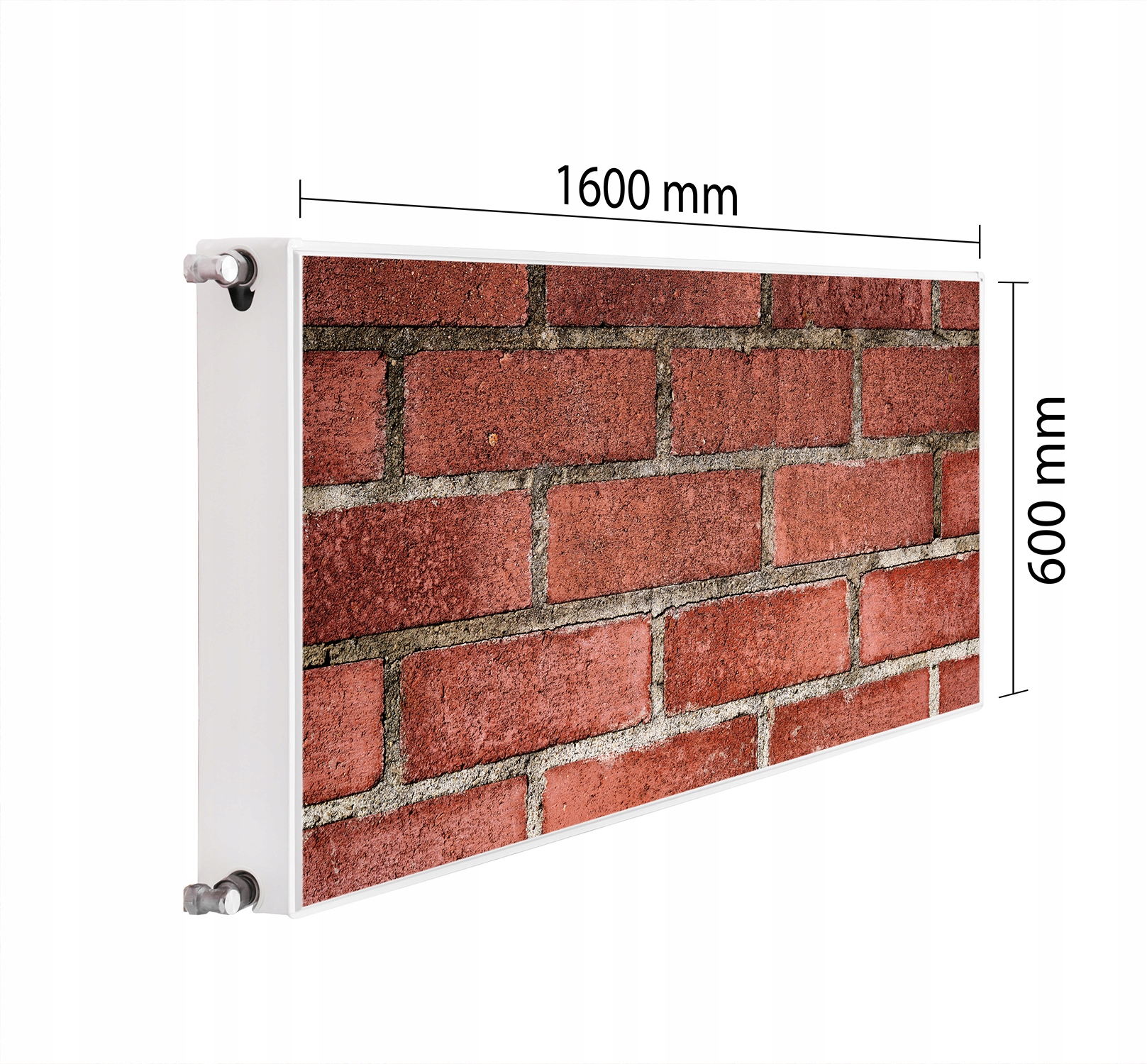 Magnetická Krytka Na Radiátor 160x60 Cihlová Podložka Magnet