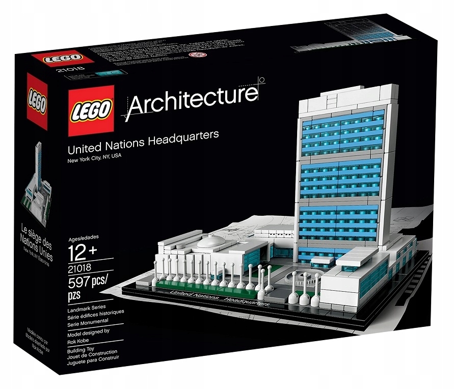 LEGO ARCHITECTURE KWATERA GŁÓWNA ONZ 21018