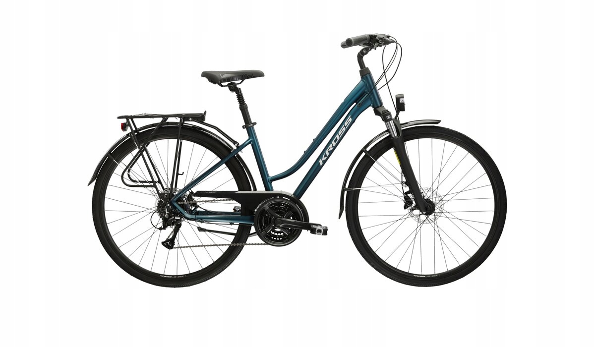 KROSS Trans 4.0, RAMA 17" M, KOŁA 28" TURKUSOWY 2024