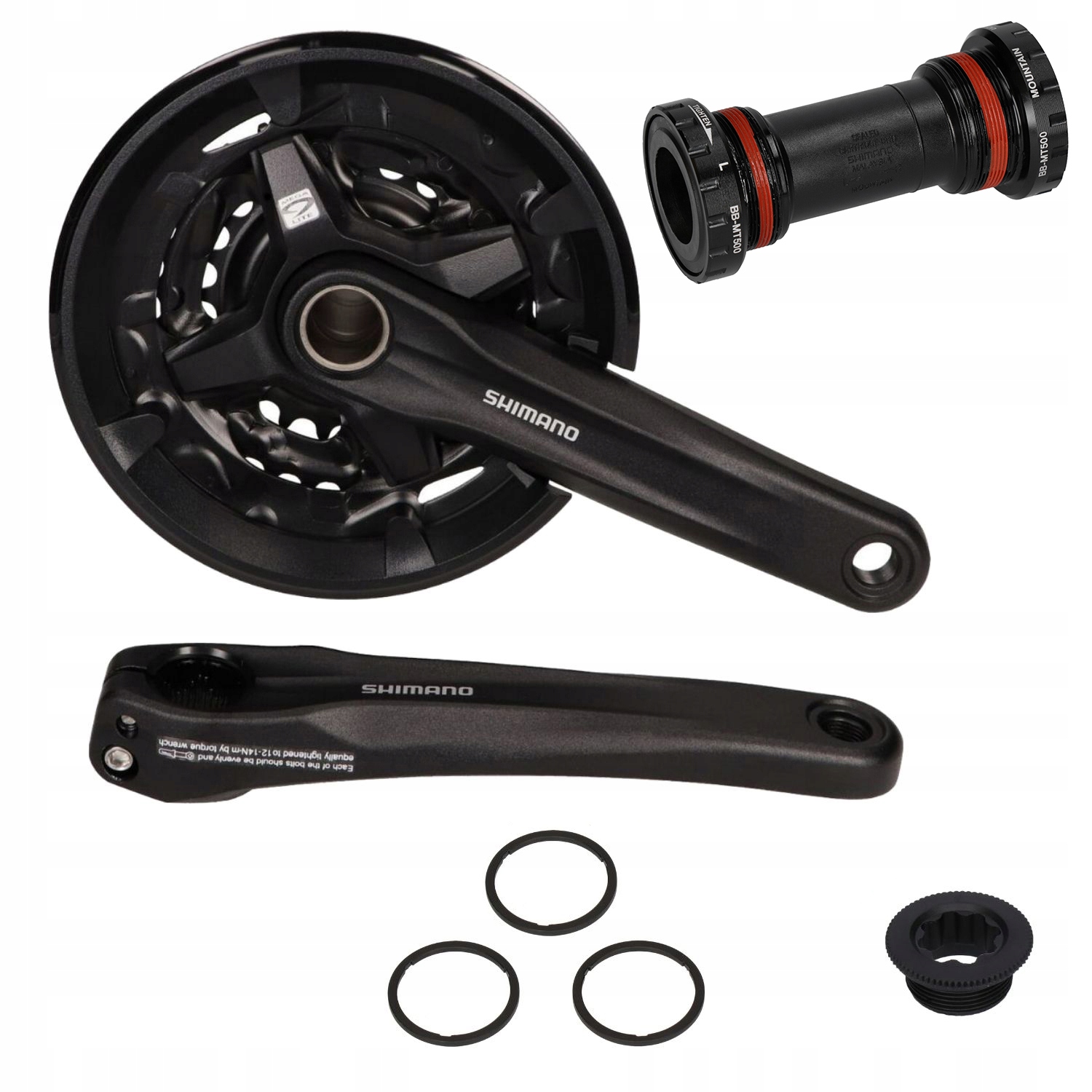 Korba 3x9s Shimano FC-MT210 40x30x22 175mm suport BB-MT500