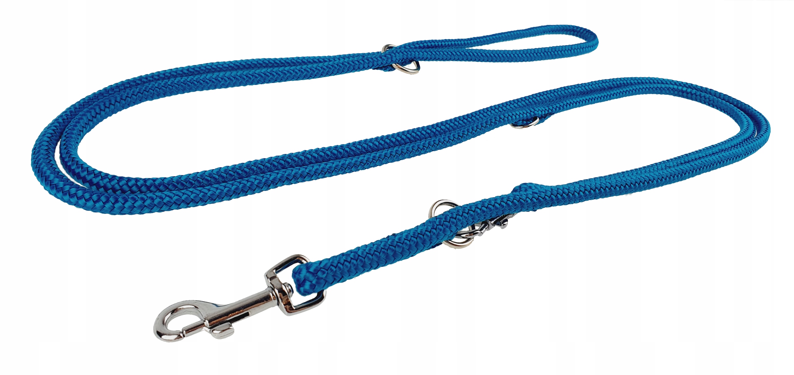 Champion Vodítko pro psa Šňůra Nastavitelná šňůra 5 m/0,6 cm Tyrkysová