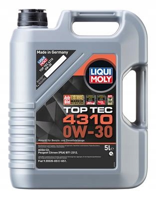 Motorový Olej 0W-30 Top Tec 4310 Liqui Moly 5 L