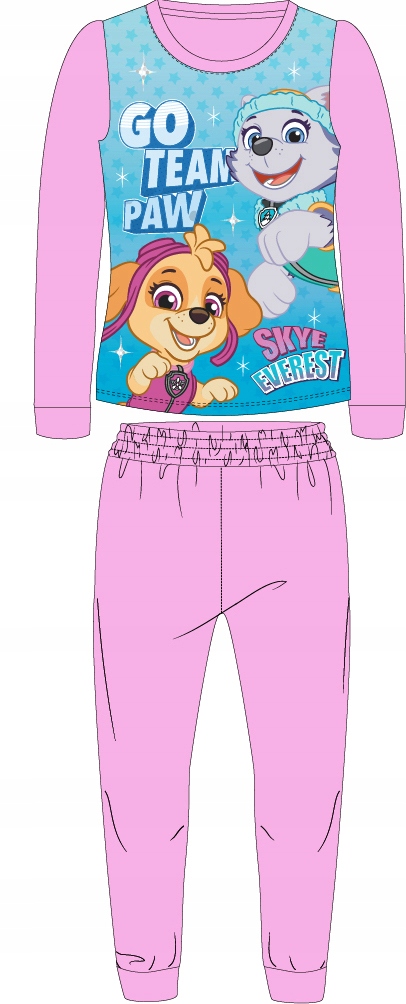

Piżama Długi Rękaw Psi Patrol Polar Różowa 116