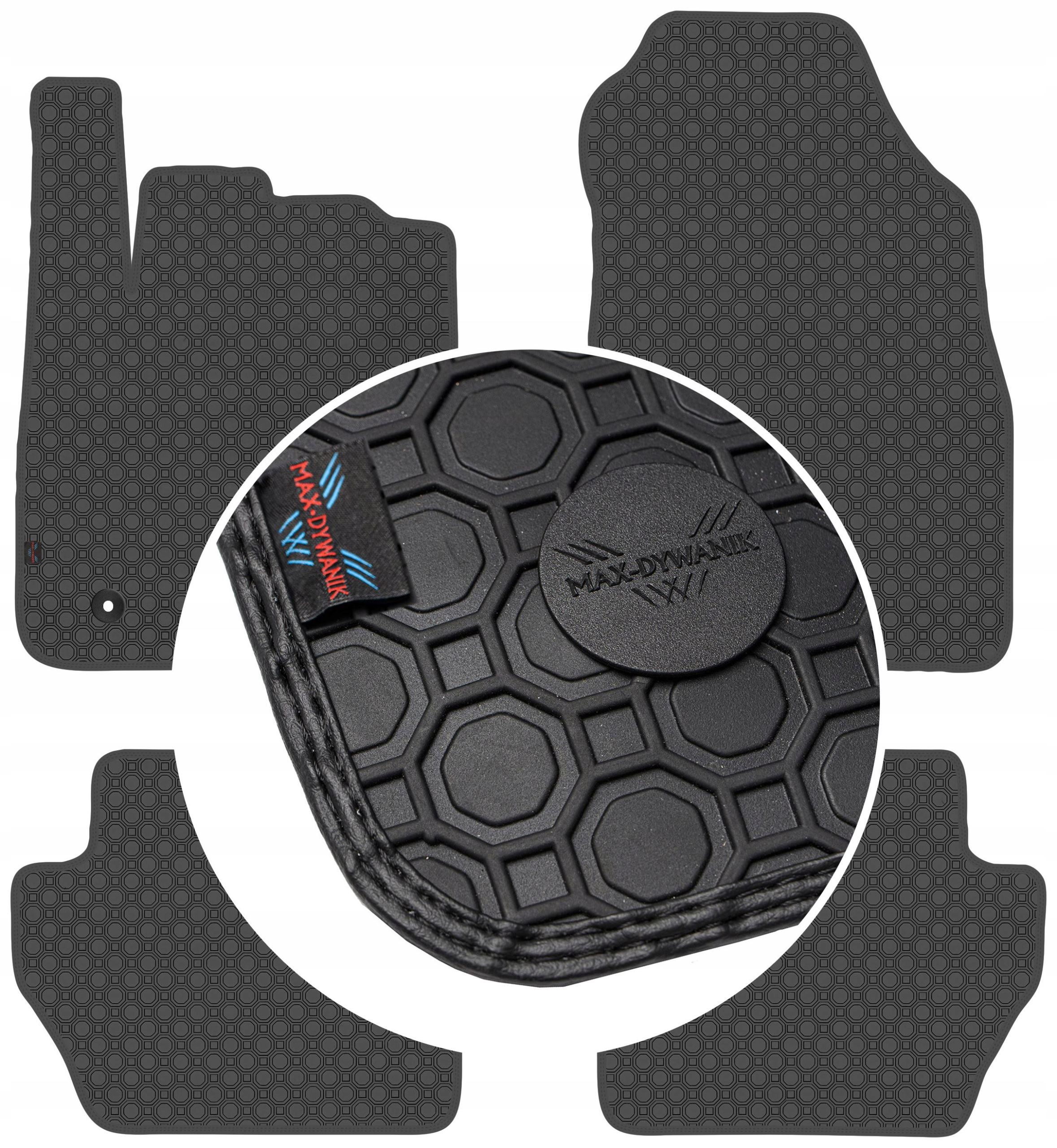 Ford Fiesta MK6 Fl 2011-2017 Koberce Čierne