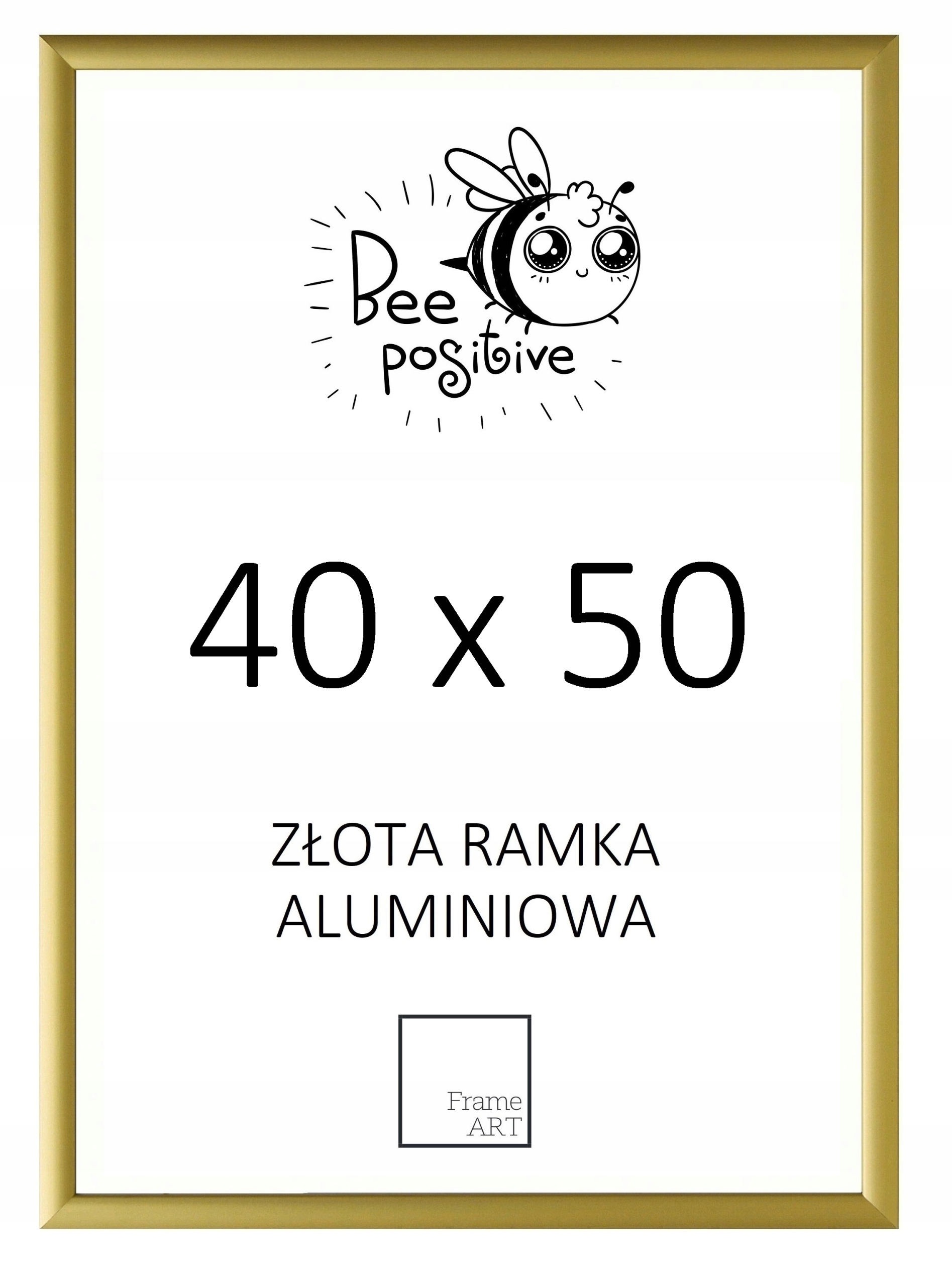 

Złota Rama Aluminiowa 40x50 Plakat 50x40 Puzzle