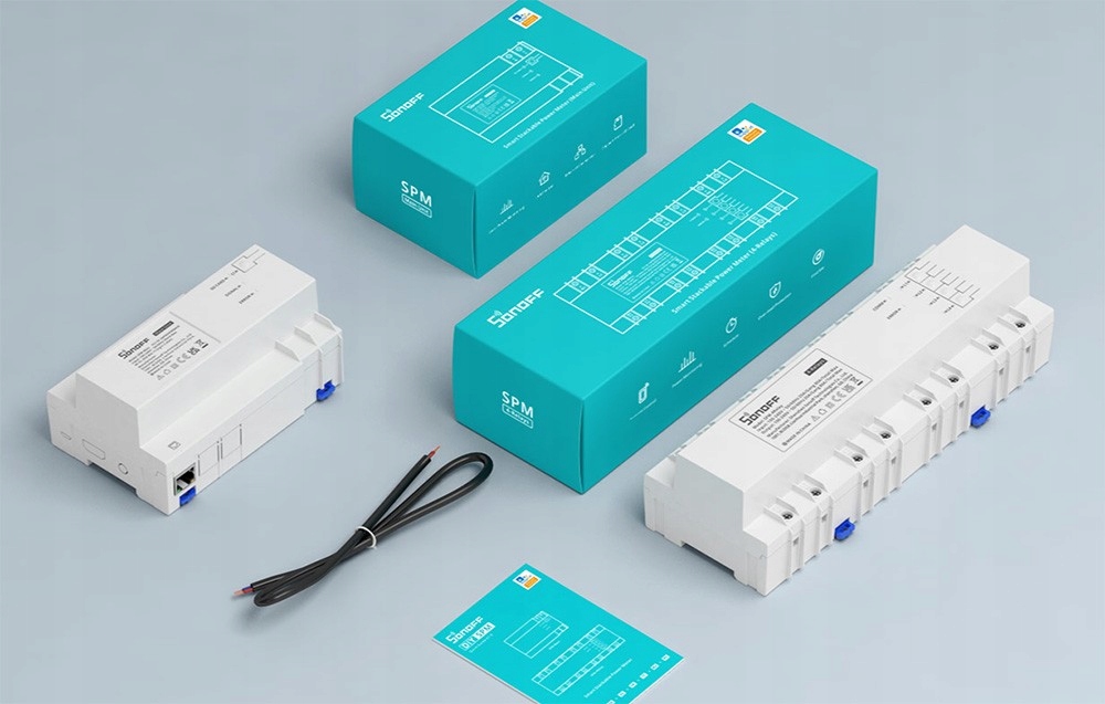 Inteligentny Przełącznik Miernik Sonoff Wi-Fi Komunikacja WiFi