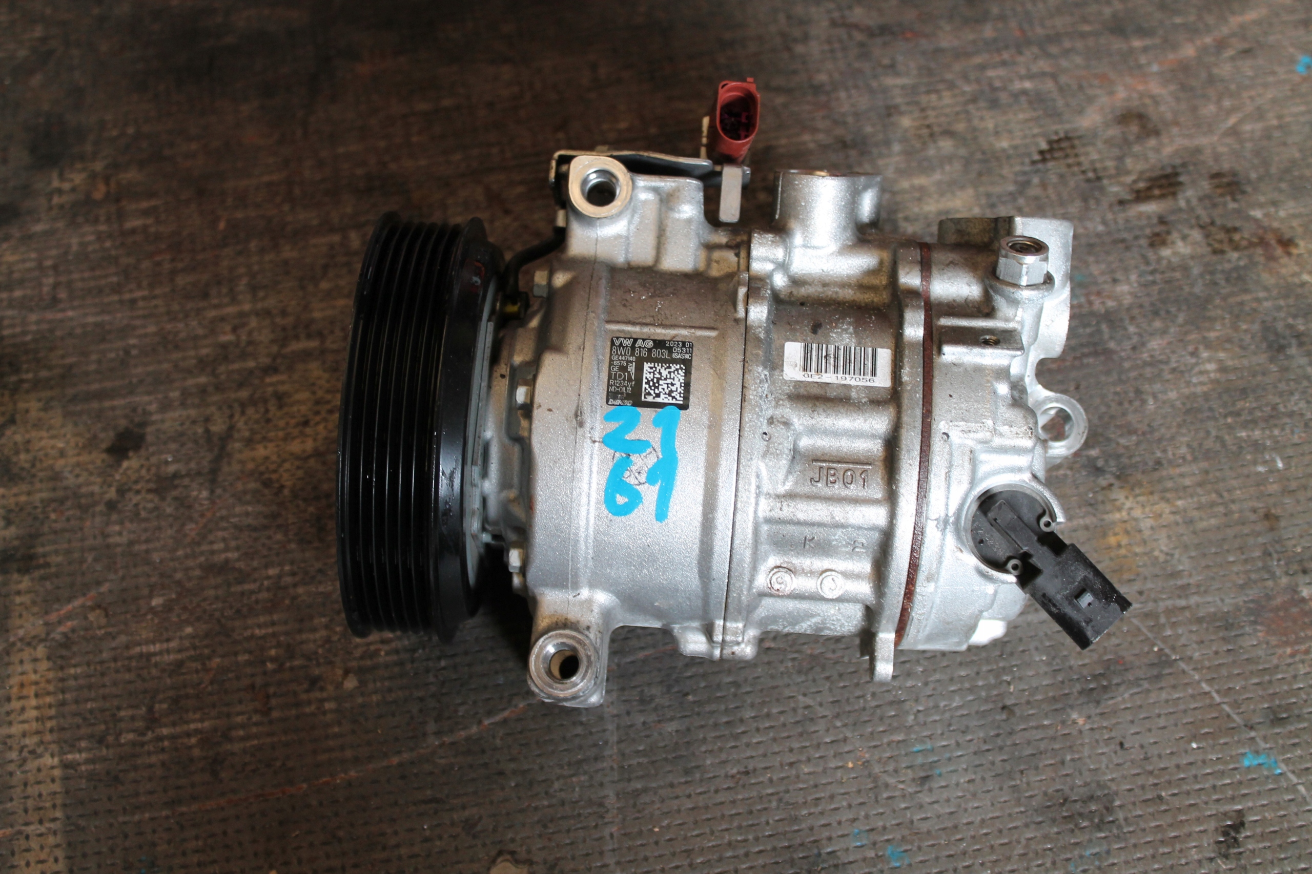 2161. Klimakompressor klimaanlage AUDI 8W0816803L