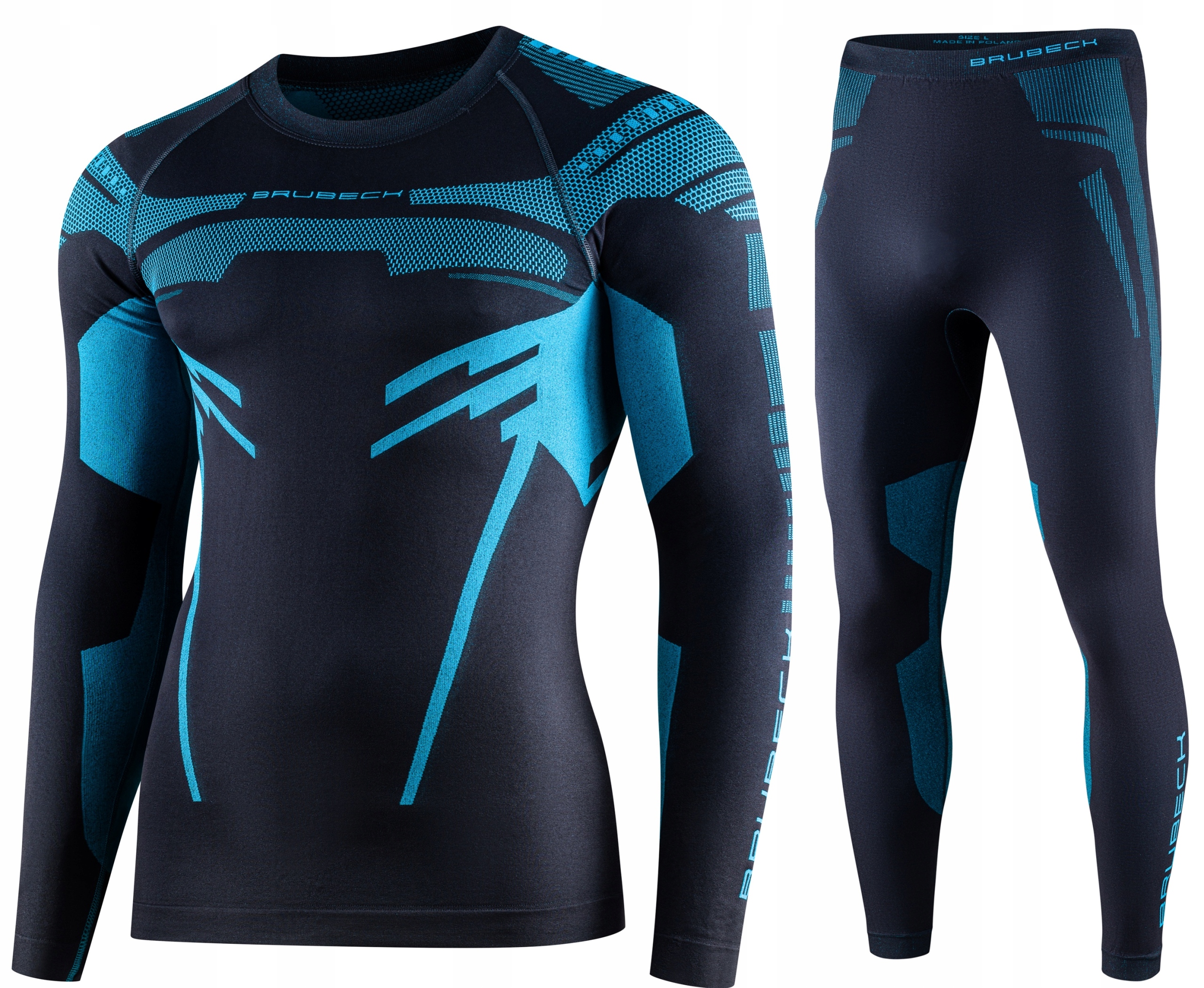 Męska Bielizna Termoaktywna Oddychająca Przewiewna Motocyklowa Brubeck Dry