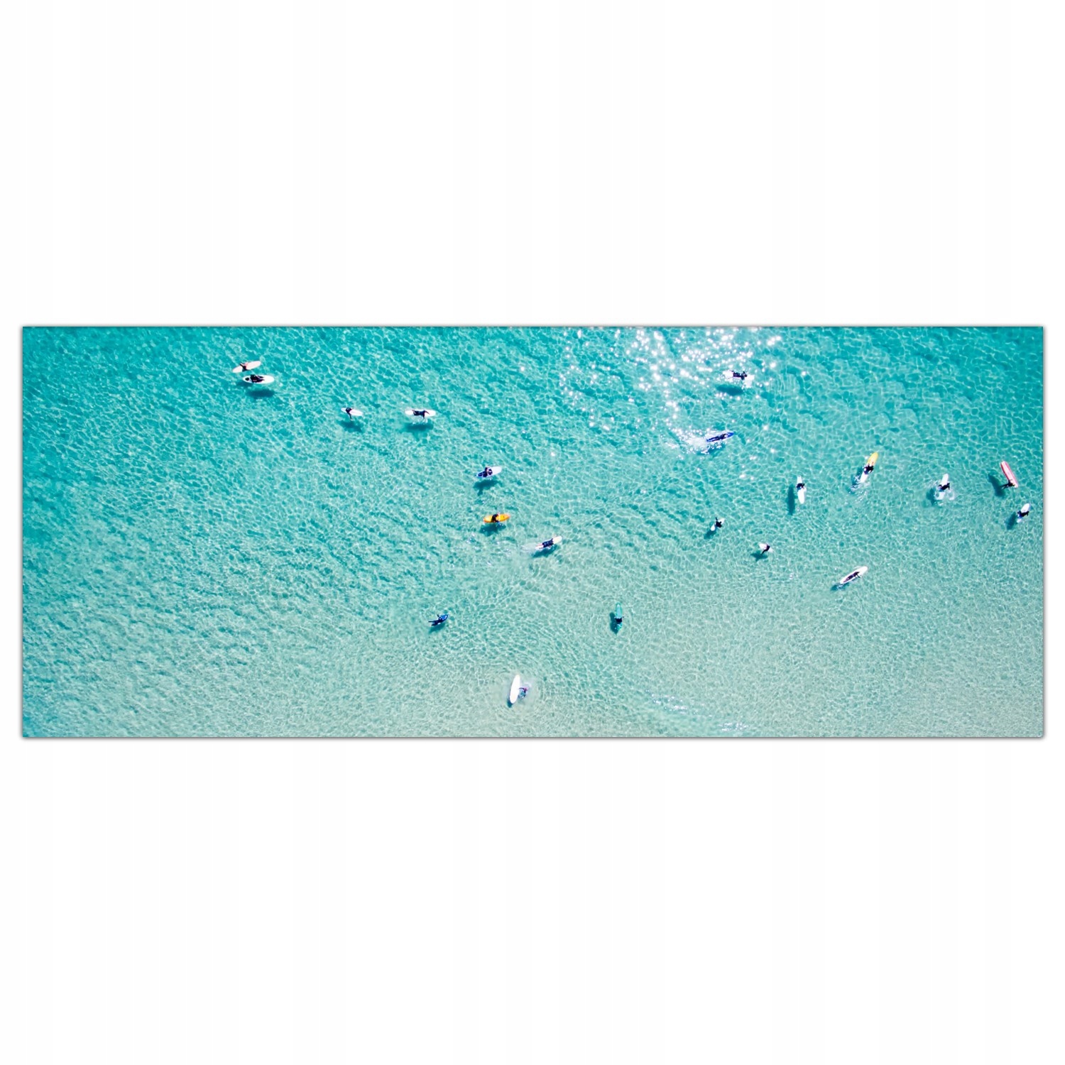 

Obraz na szkle Foto Serfer Ocean Krajobraz 125x50