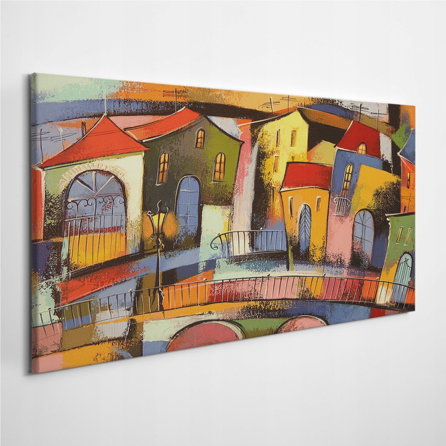 

Zdjęcie na płótnie Abstrakcja Art Miasto 100x50 cm