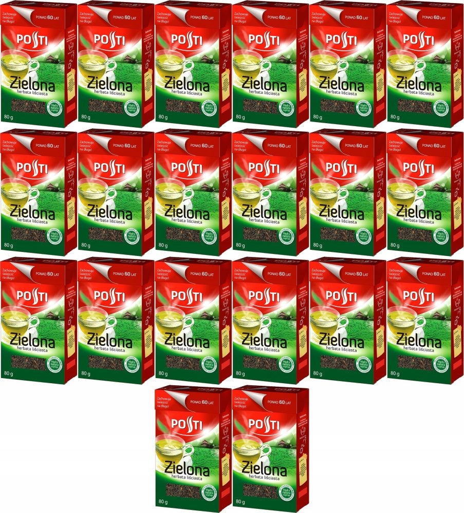 Posti herbata zielona liściasta 80 g x20