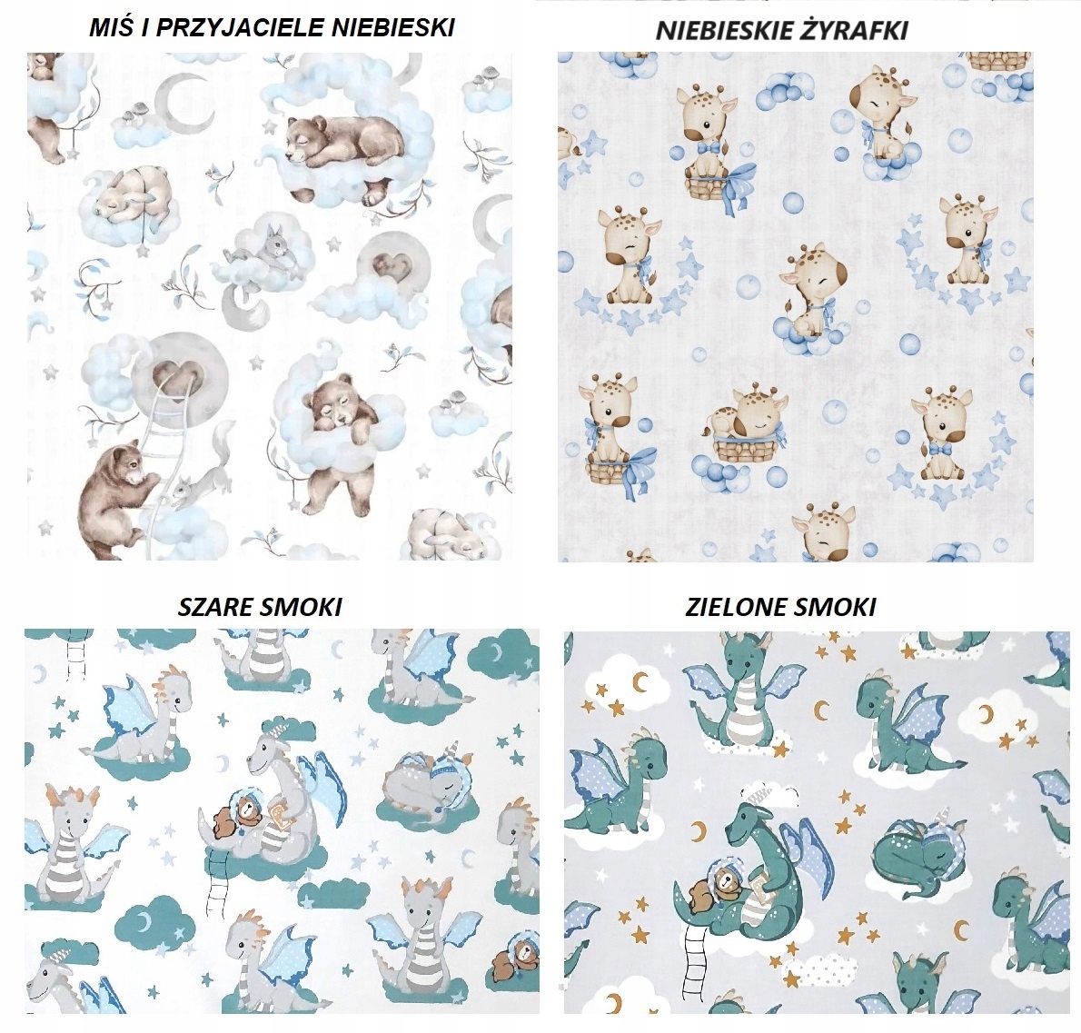 Laminia Poszewka na poduszkę do łóżeczka 40x60 DUŻO WZORÓW Płeć chłopcy dziewczynki