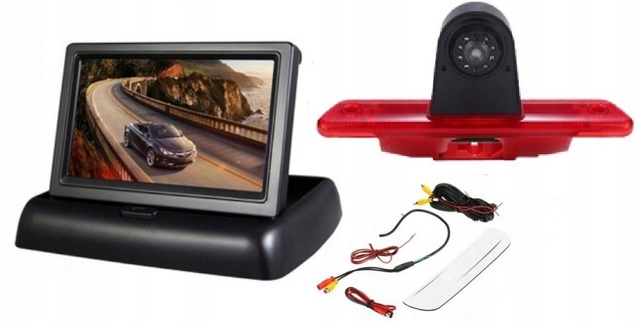 Monitor Cúvacej Kamery V Lampe Fiat Scudo 2007-2016