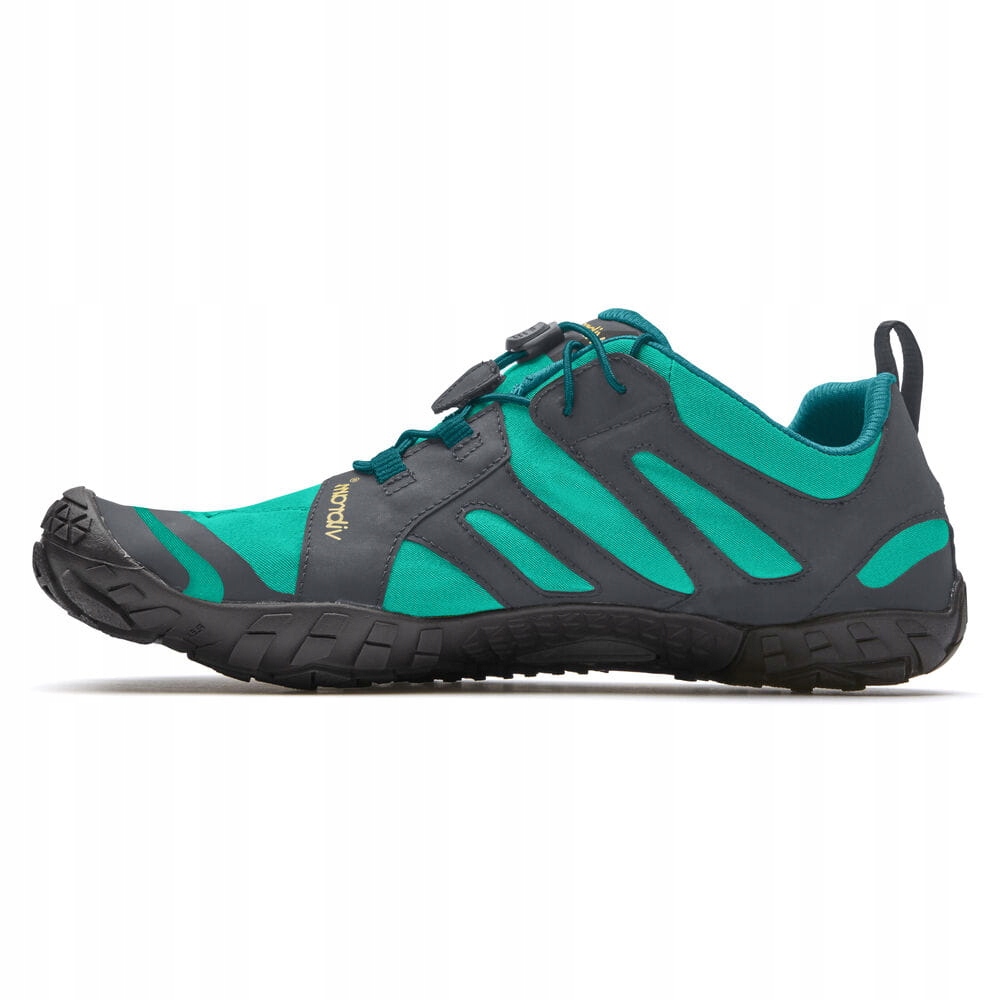 Terénní barefootové běžecké boty s prsty V-trail 2.0 Women's Blue/Green 37