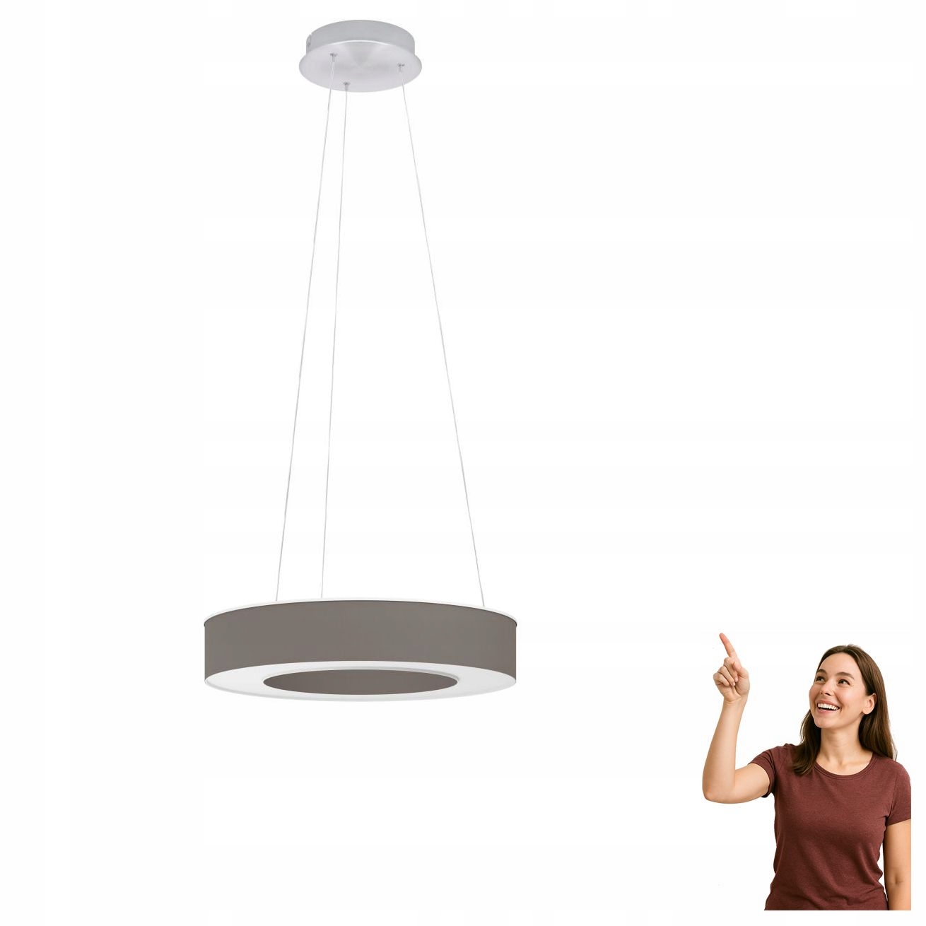 Závesná Led lampa 34W Guamare 39994 Eglo
