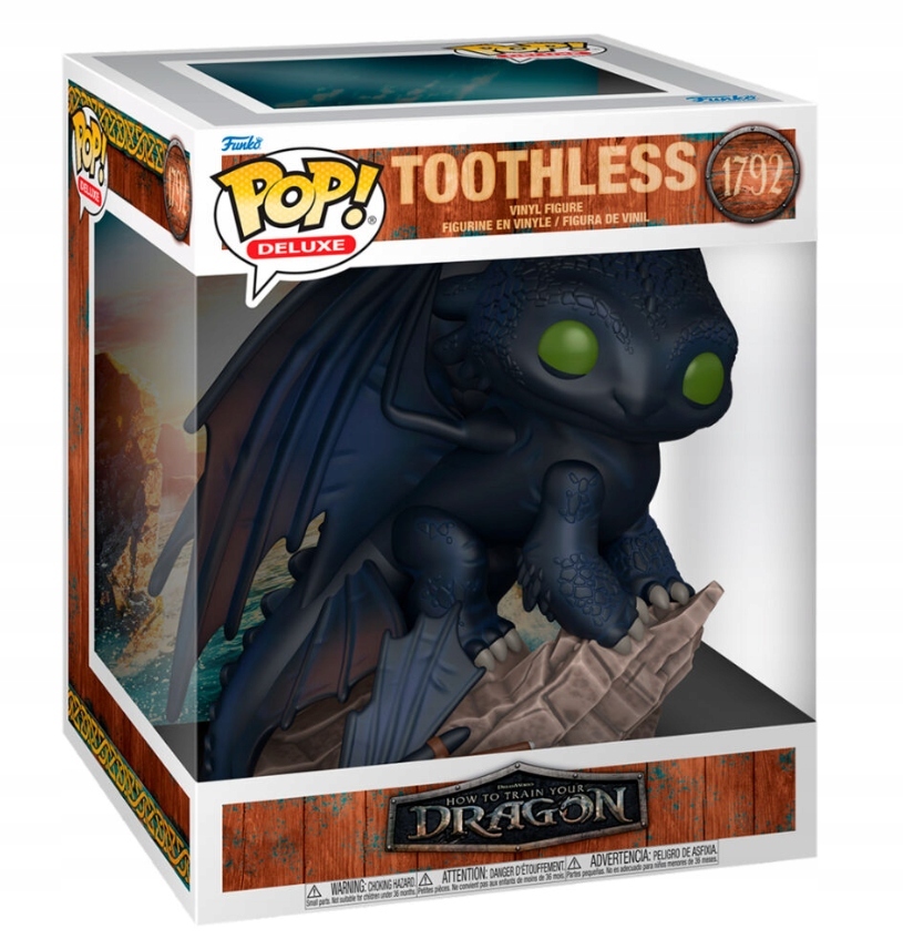 Figurka Toothless Jak vycvičit draka Bezzubka Funko Pop 1792 Deluxe