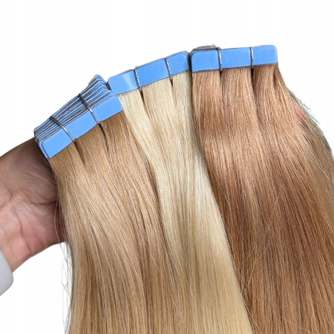 20 Ks 50CM Tapeon Sendvičová metoda Přírodní Vlasy
