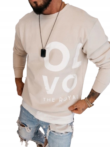 Bluza męska Olavoga Effect 2026 beż S