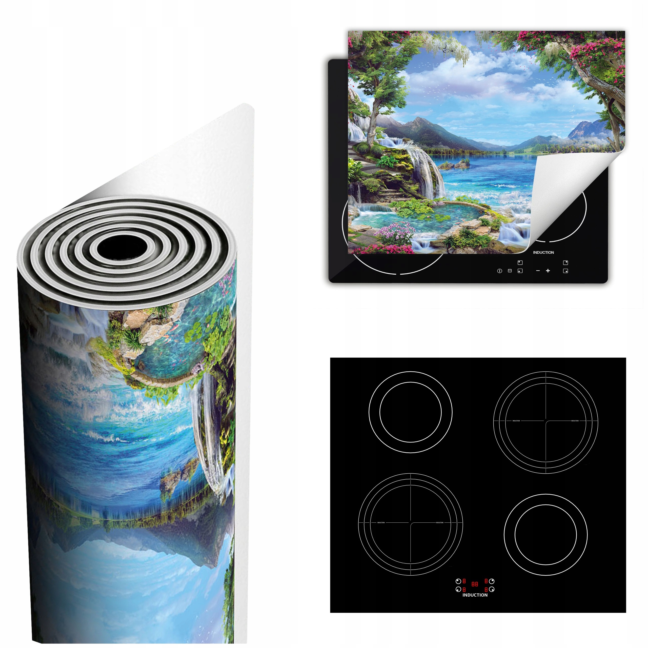 Ochranná Podložka Na Sporák Pro Více Místa 60x52 moře – krajina