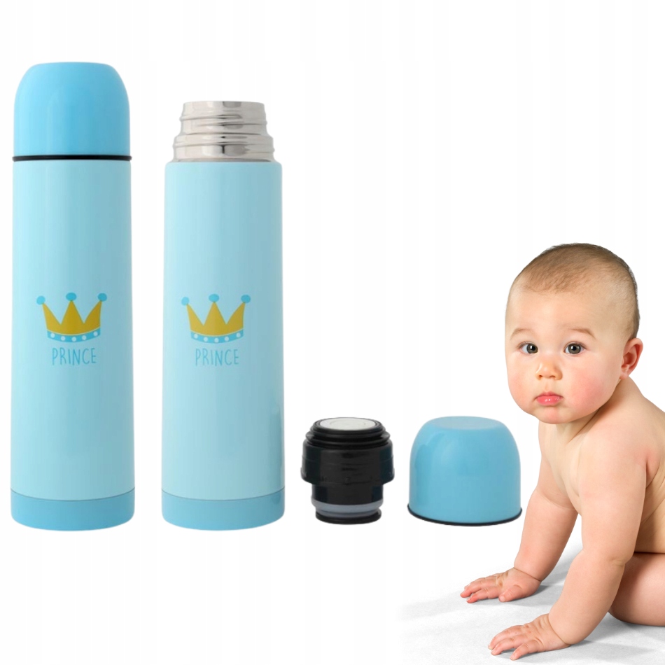 KIOKIDS Termos na napoje 500 ml niebieski