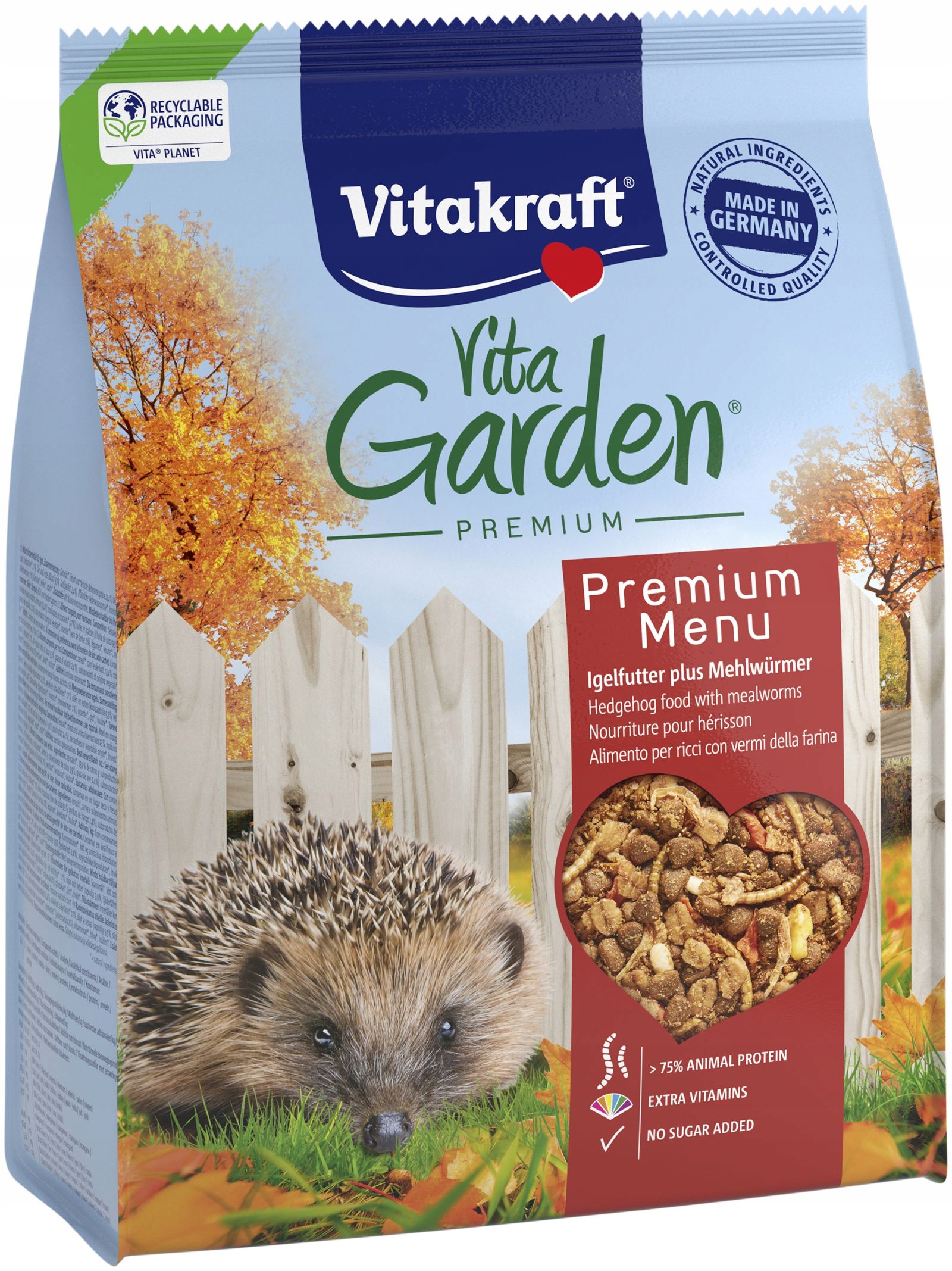 Vitakraft Vita Garden Premium Menu Pro Ježky, 2,5 Kg