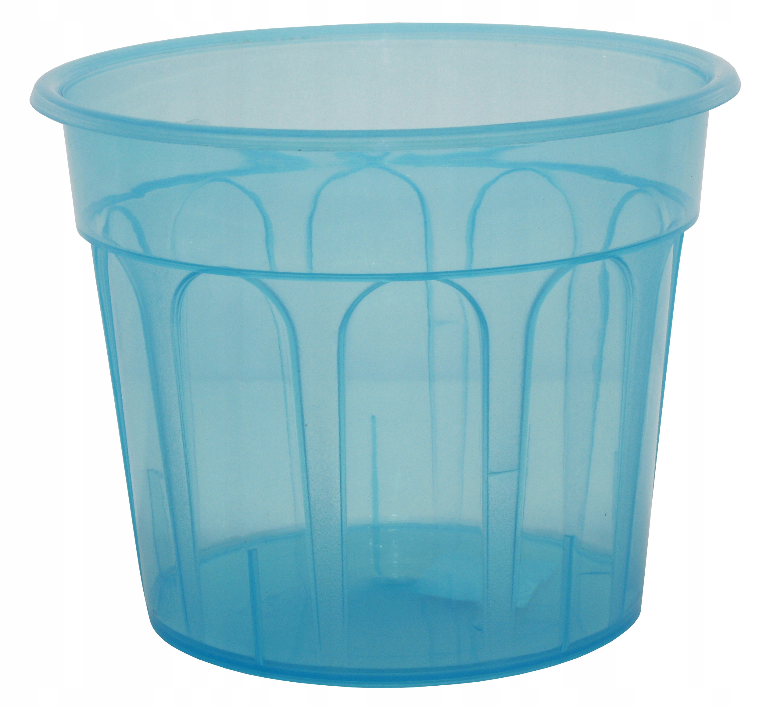 OSŁONKA KARO 13 TRANSPARENTNA NIEBIESKA DONICZKA