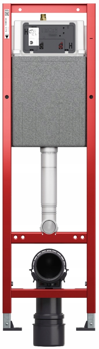 Tece stelaż Wc ze spłuczką Base 320, 112cm TECEbase 9400440 mocowanie