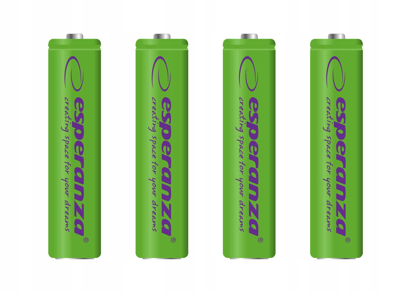 baterie akumulatorki 4szt. R03 AAA 1000mah ESPERANZA  | EZA102G — 3