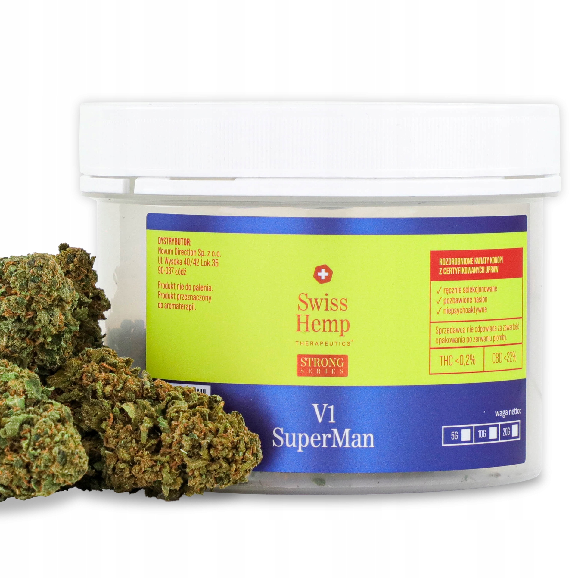 

Susz Konopny Cbd V1 Superman 20g Strong Series