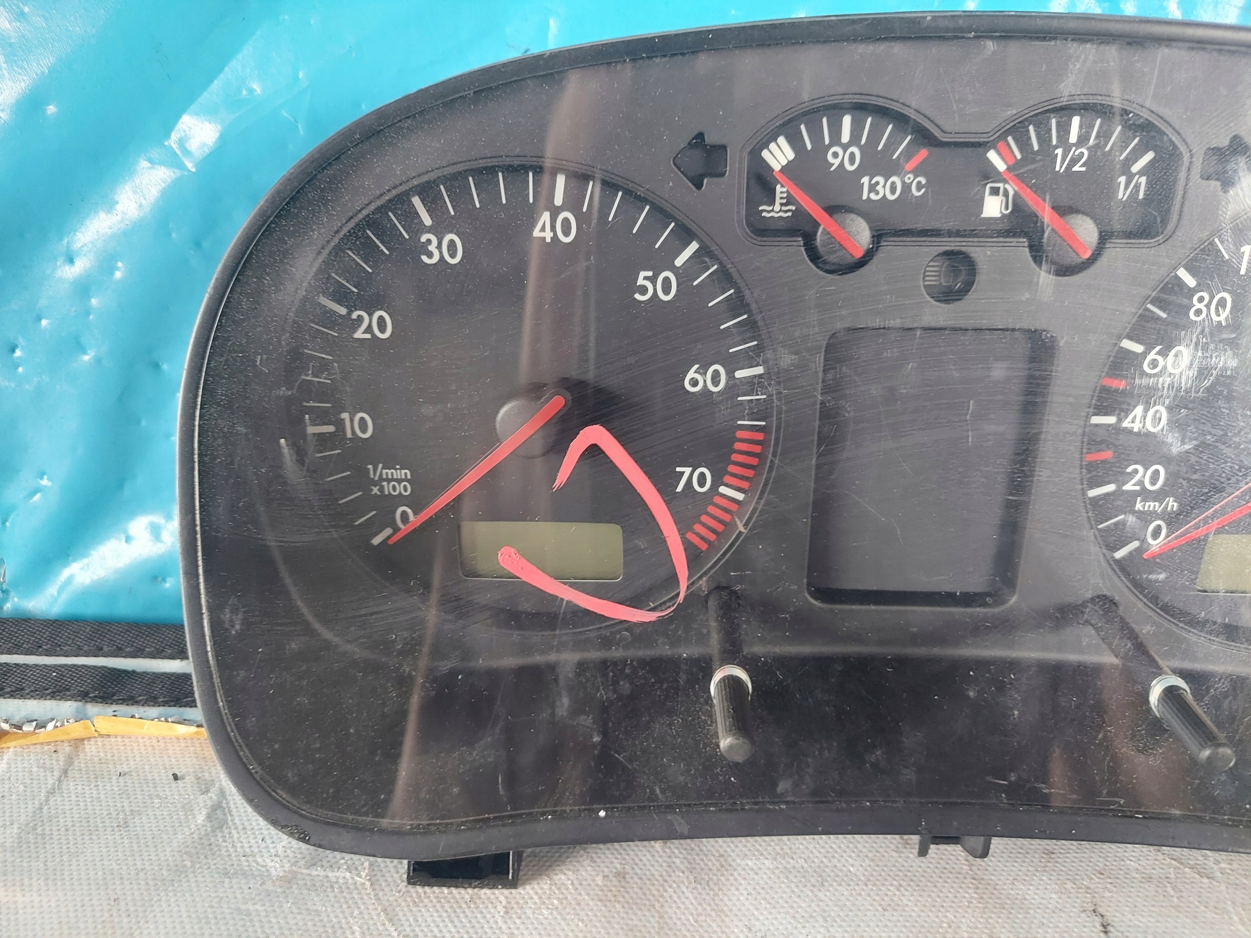 dials clock VW BORA 2.3 V5 1J0919881B