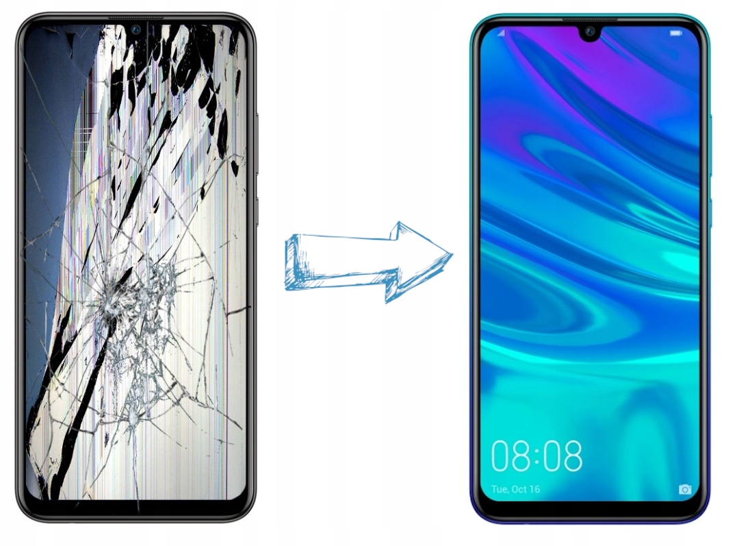 

Wymiana ekranu szybki dotyku Huawei Mate 10 Lite