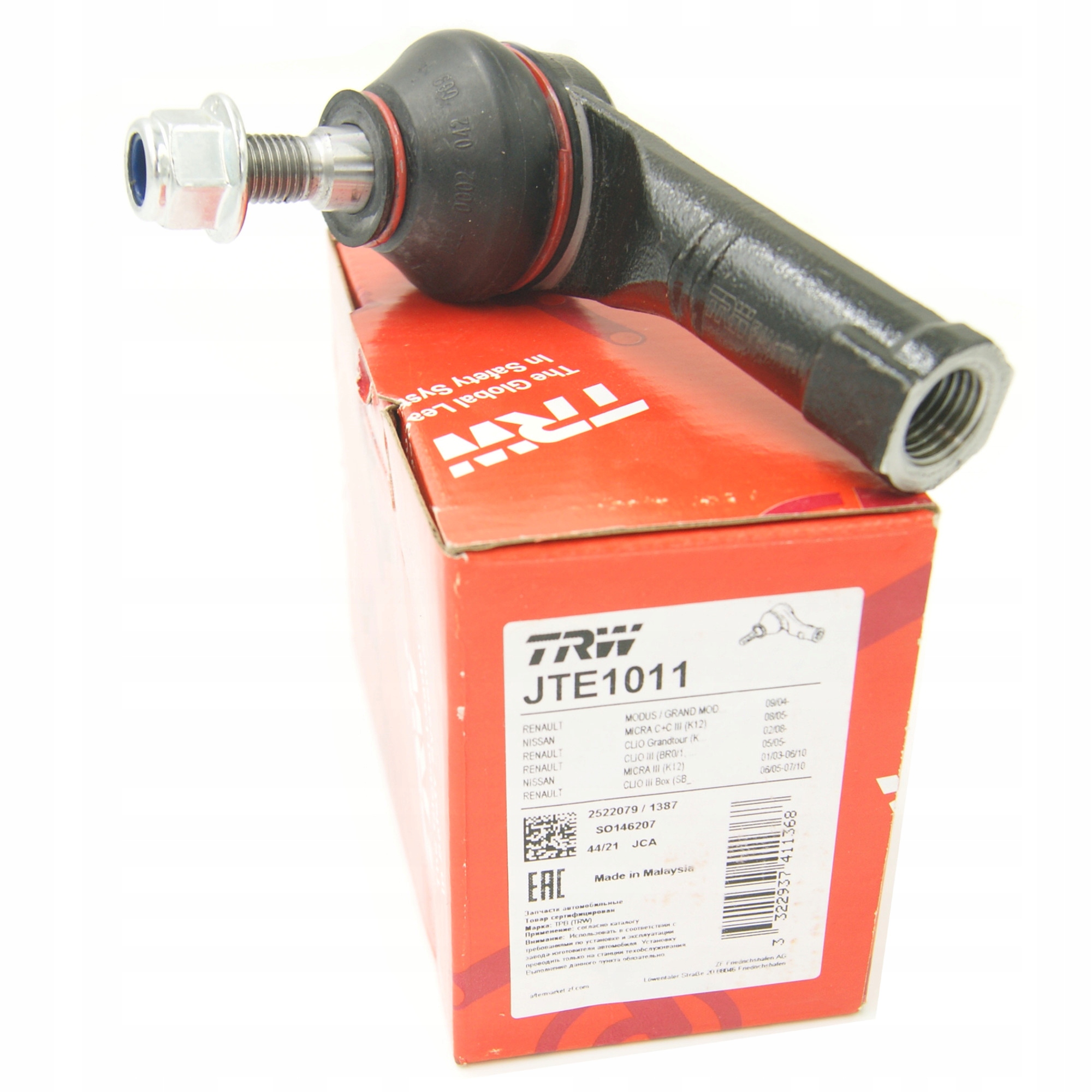 TRW KOŃCÓWKA DRĄŻKA LEWA DO RENAULT CLIO III MODUS