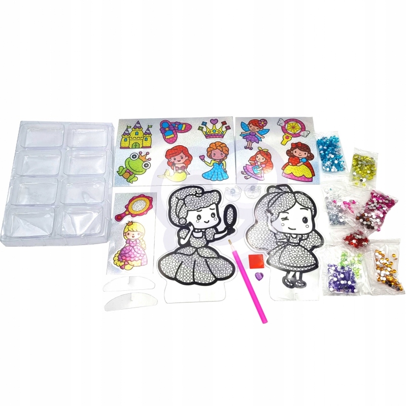 ZABAWKI DLA TRZYLATKI CZTEROLATKI DZIEWCZYNKI HAFT DIAMENTOWY DIY PREZENT Waga produktu z opakowaniem jednostkowym 0.15 kg