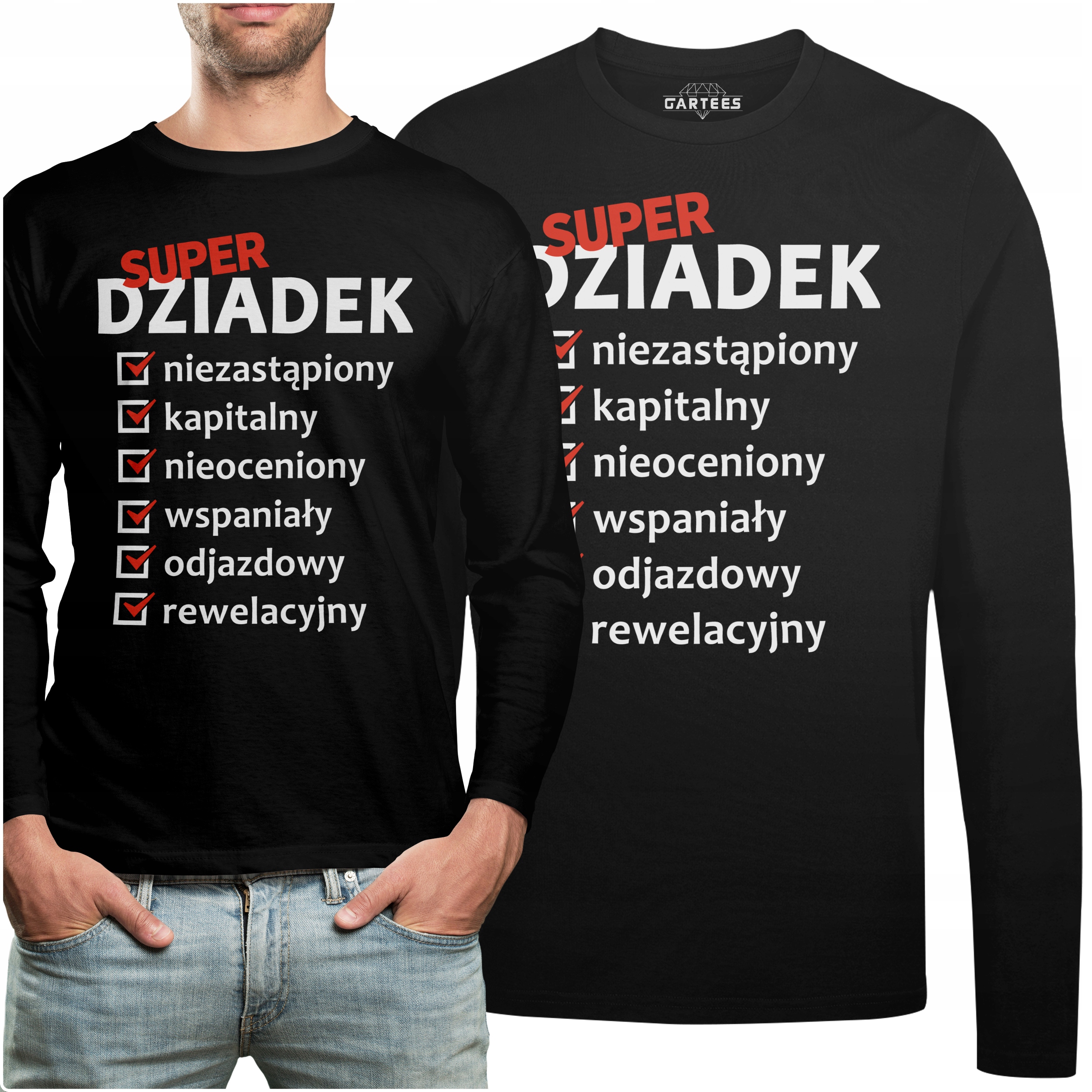 

Koszulka Long Pomysł Na Prezent Super Dziadek