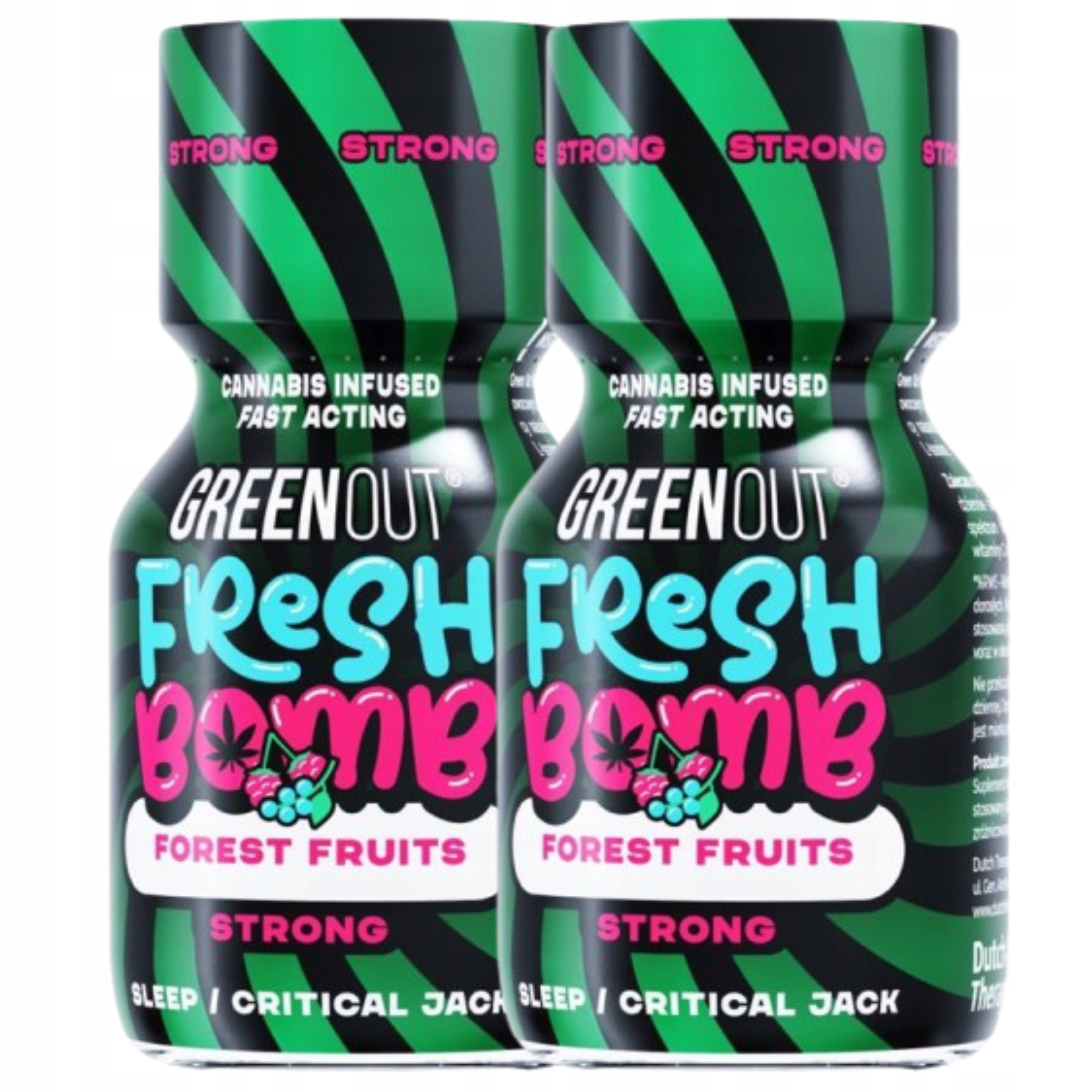 

Green Out Fresh Bomb Forest Strong Mini Shot Cbd