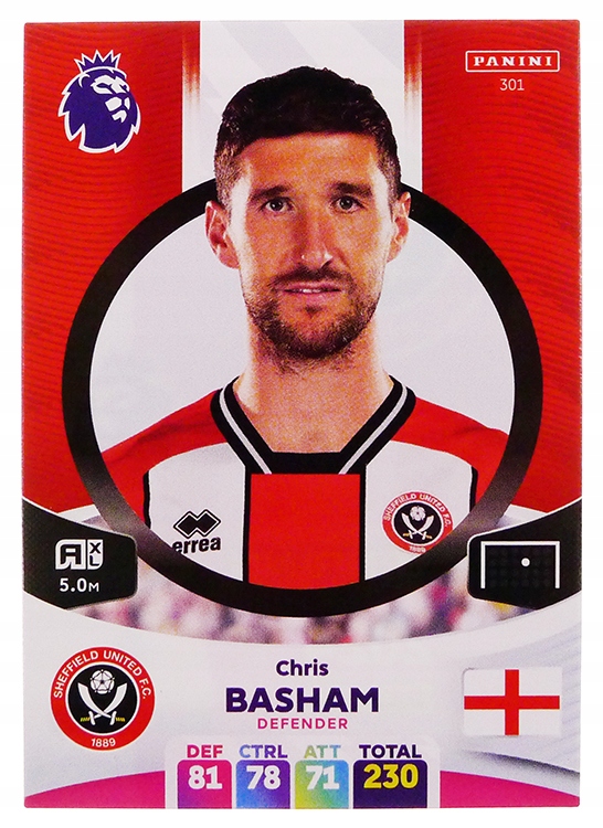 Panini Premier League 2024 Sheffield Basham 301