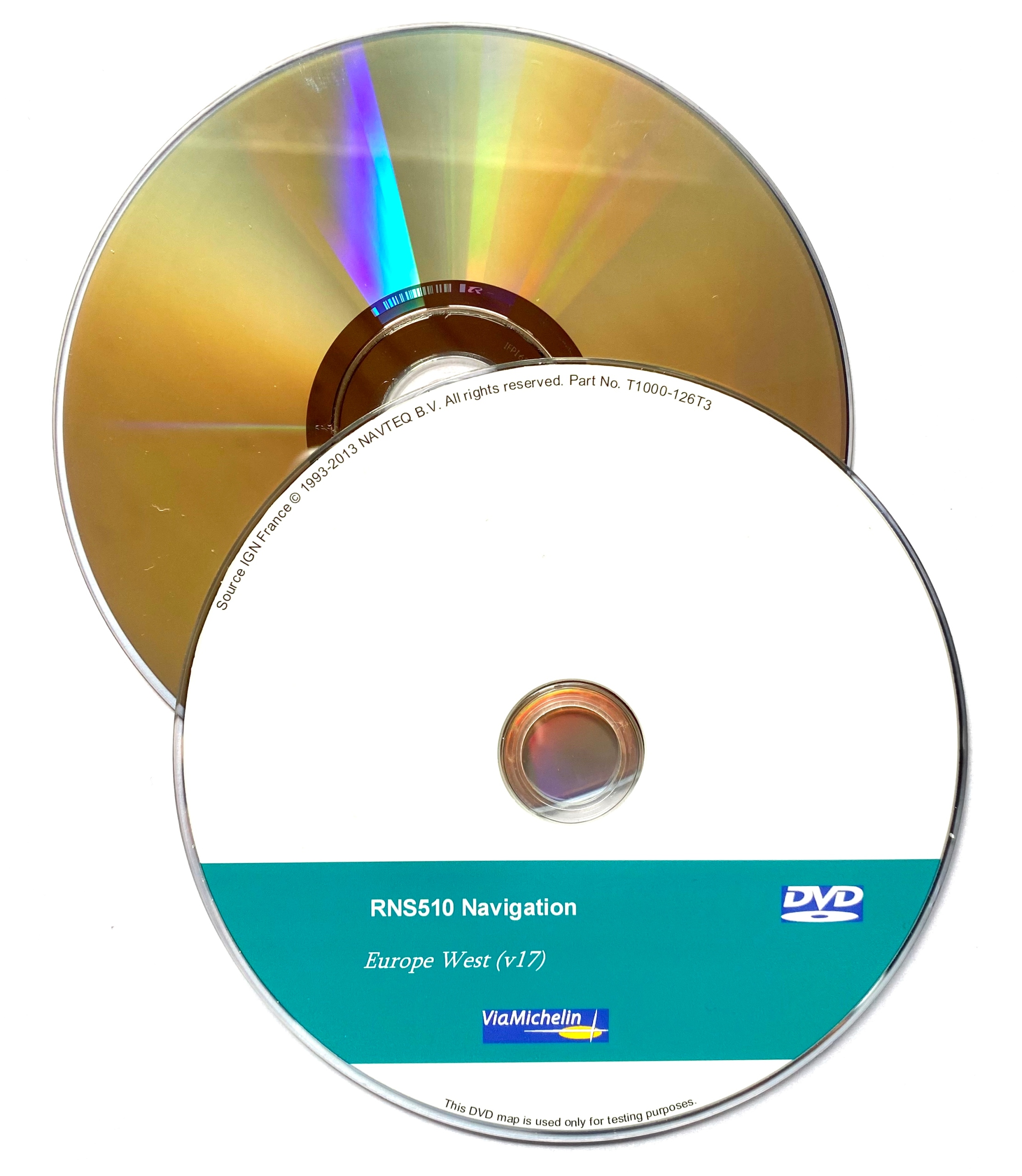 Volkswagen - SEAT - SKODA DVD de navigation ( RNS 510 ou 810 Europe V17  2020)