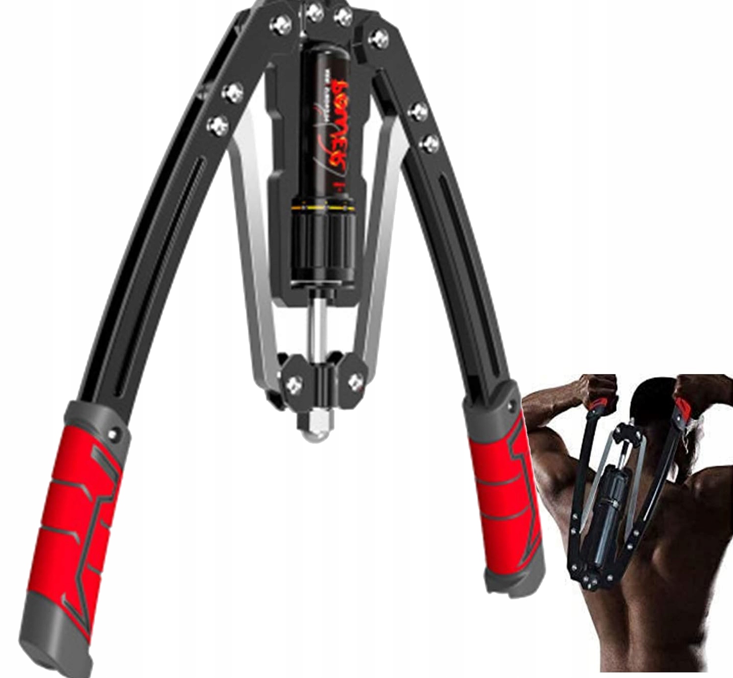 Ekspander Ramion Ściskacz Do Rąk Ramion Regulacja 10-200KG Trening Nastawny