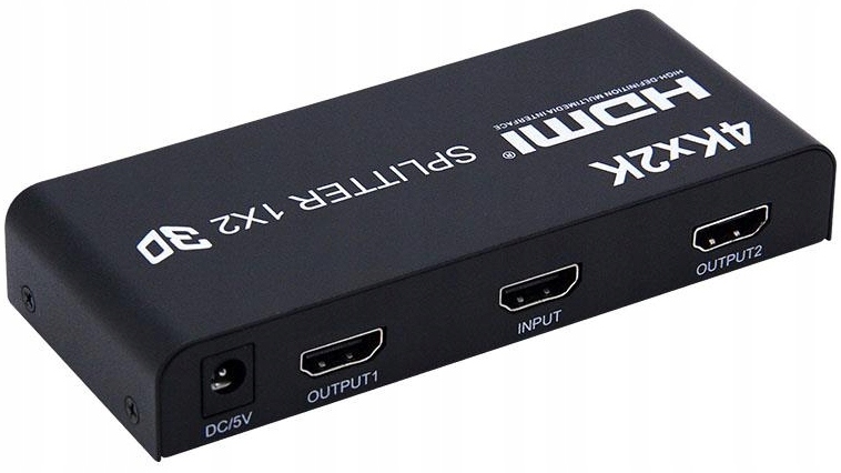 Rozgałęźnik HDMI 1/2 Splitter 2x TV Rozdzielacz Sygnału HD 4K 1x2 Spliter Model HDMIROZG1/2SPACE
