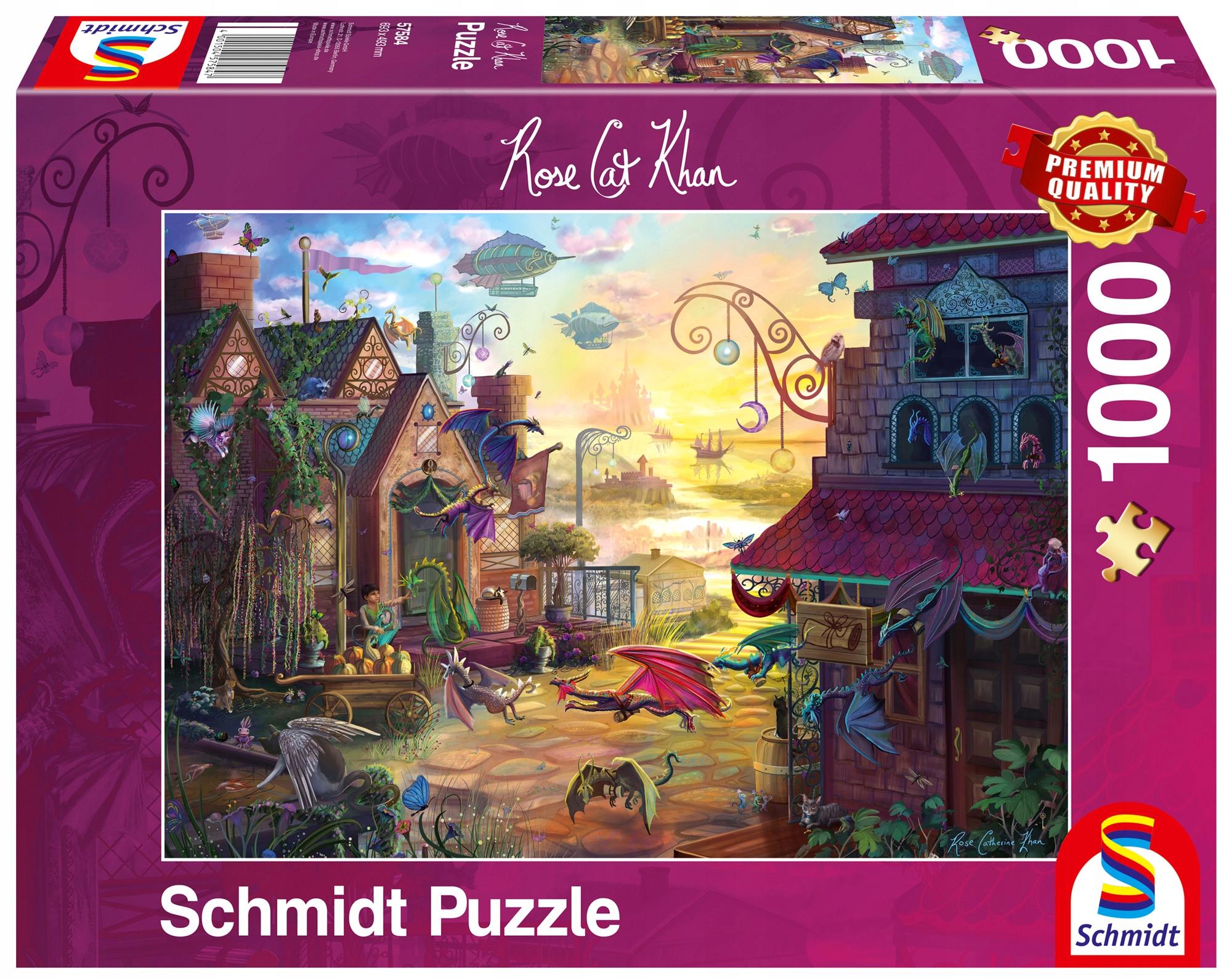 

Schmidt Pq Puzzle 1000 Rose Cat Khan Smocza poczta