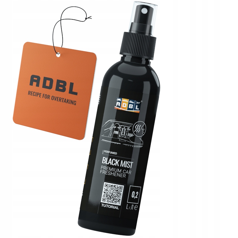 Adbl Black Mist 200ml Zawieszka Zapach Męskich Perfum Do Auta Samochodu