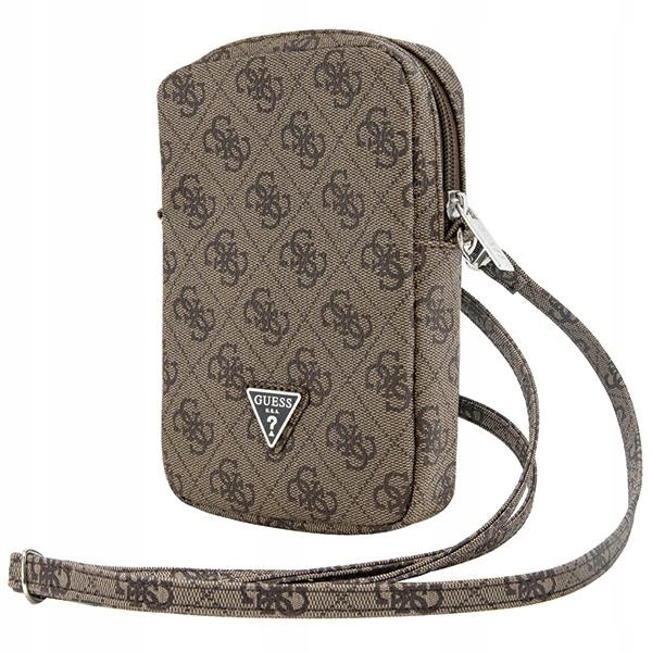 Pouzdro Guess Kabelka GUWBZP4GFTSWhnědá/brown Zip 4G Triangle
