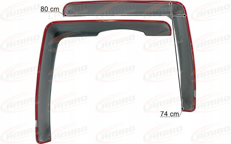 OWIEWKI SZYB BOCZNYCH MERCEDES ACTROS MP2 MP3 Rodzaj owiewki