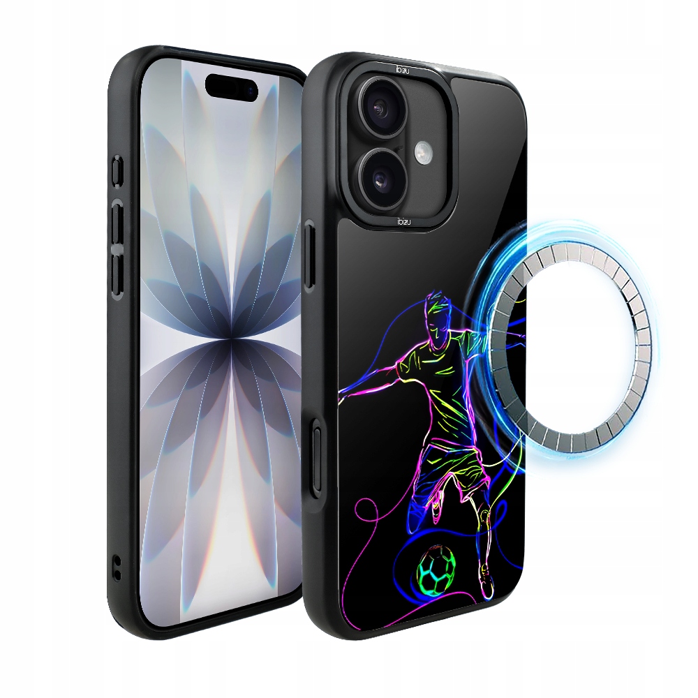Matný Pouzdro Ibizu DropGuard pro iPhone 17 s MagSafe, síla fotbalu