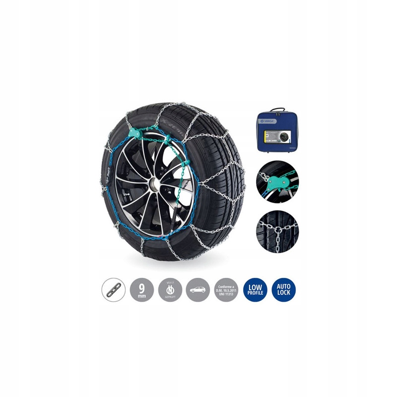 

Łańcuchy śniegowe Veriga Compact 90 9mm 205/55R16