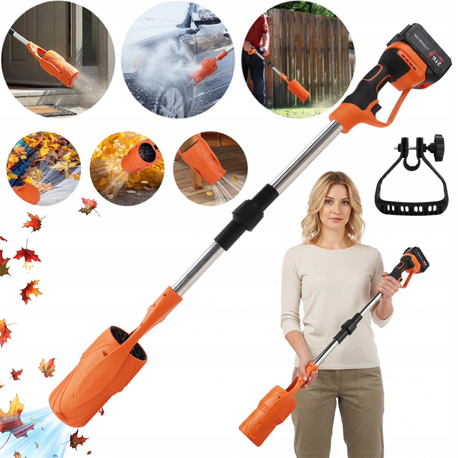 Bezdrátová Foukač na sníh pro rychlé odklízení sněhu z příjezdových cest